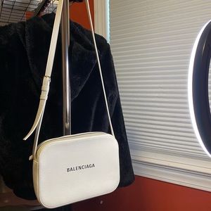 BALENCIAGA LOGO CAMERA BAG